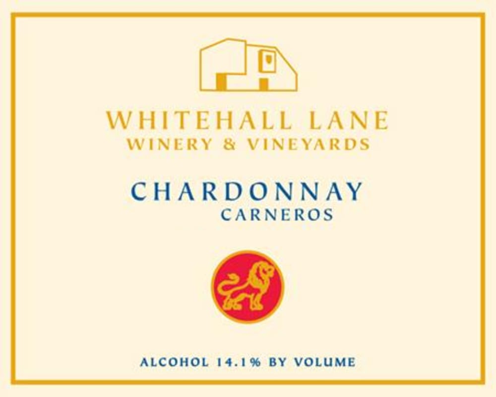 Whitehall Lane Chardonnay 2009 Front Label