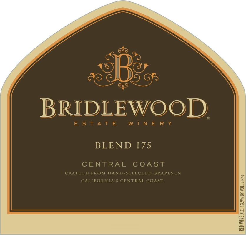 Bridlewood Blend 175 Red 2017 Front Label