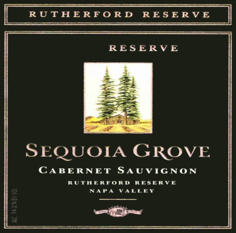 Sequoia Grove Reserve Cabernet Sauvignon 2014 Front Label