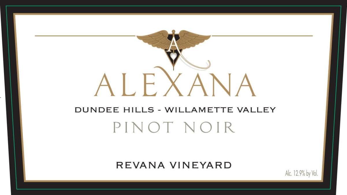 Alexana Revana Vineyard Pinot Noir 2015 Front Label