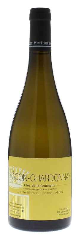 Heritiers du Comte Lafon Macon-Chardonnay Clos de la Crochette 2015 Front Bottle Shot
