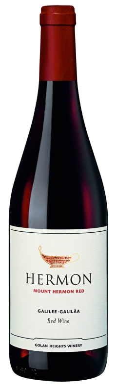 Yarden Mount Hermon Red (OK Kosher) 2019 Front Bottle Shot