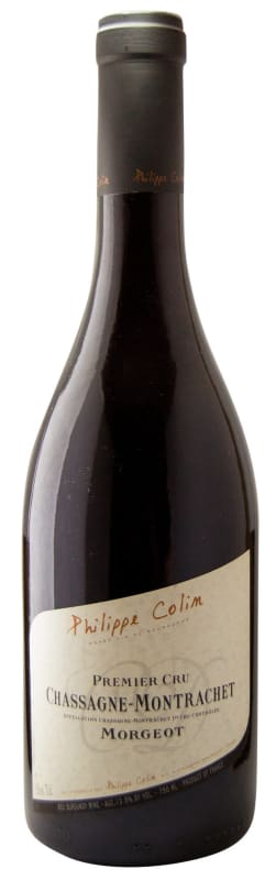 Philippe Colin Chassagne-Montrachet Morgeot Premier Cru Rouge 2014 Front Bottle Shot