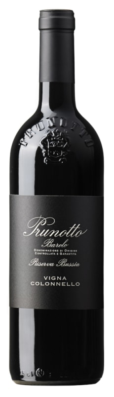 Prunotto Barolo Riserva Bussia Vigna Colonnello 2014 Front Bottle Shot