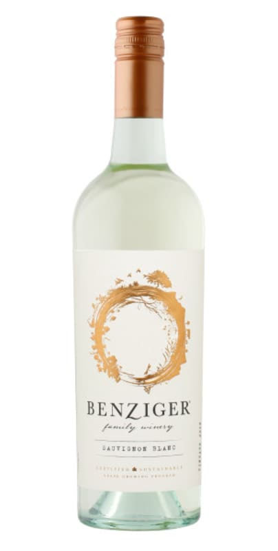 Benziger North Coast Sauvignon Blanc 2022 Front Bottle Shot