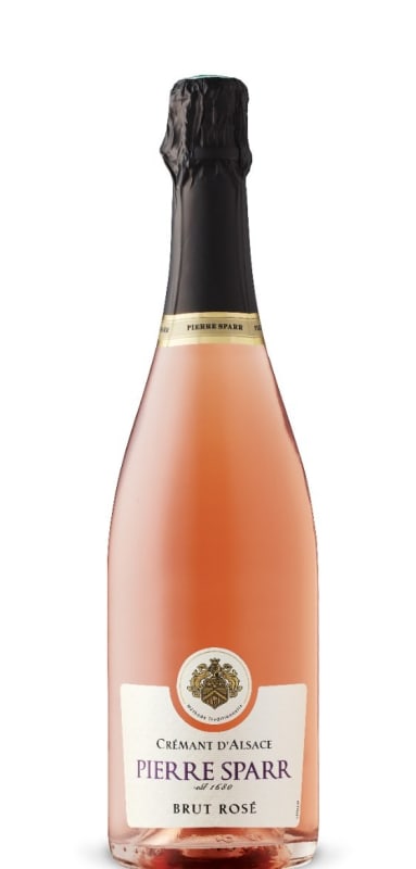 Pierre Sparr Cremant d'Alsace Brut Rose Front Bottle Shot