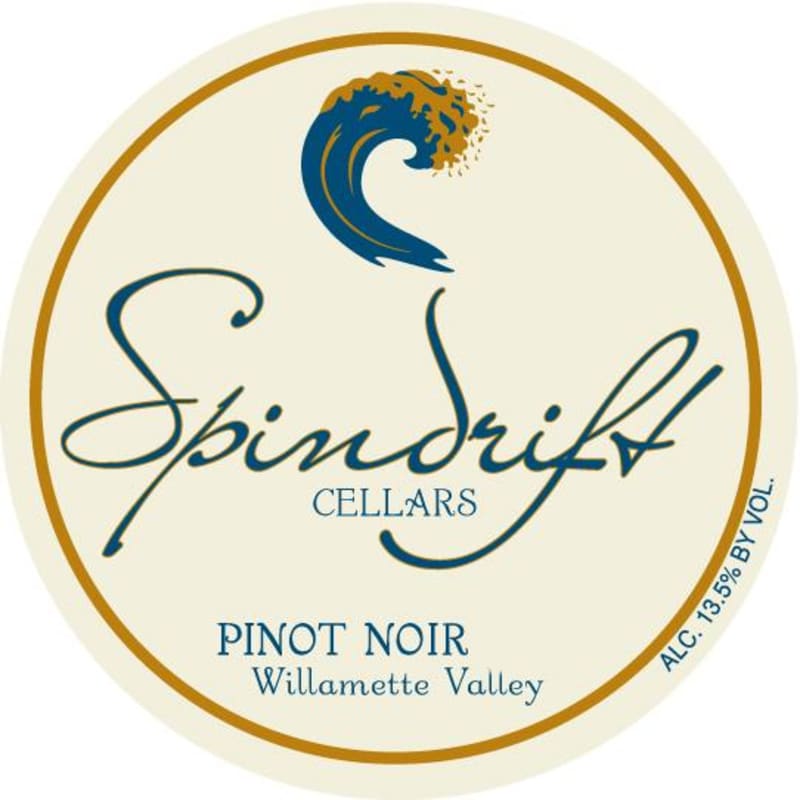 Spindrift Cellars Pinot Noir 2015 Front Label