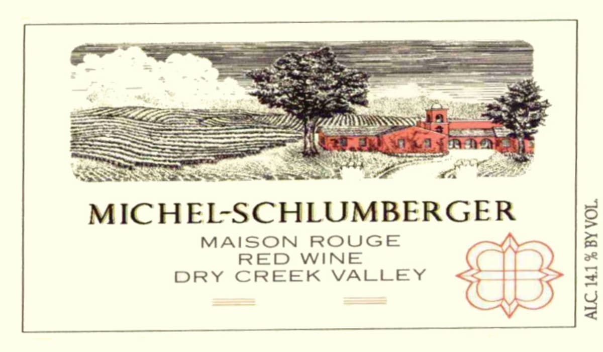 Michel-Schlumberger Maison Rouge 2003 Front Label