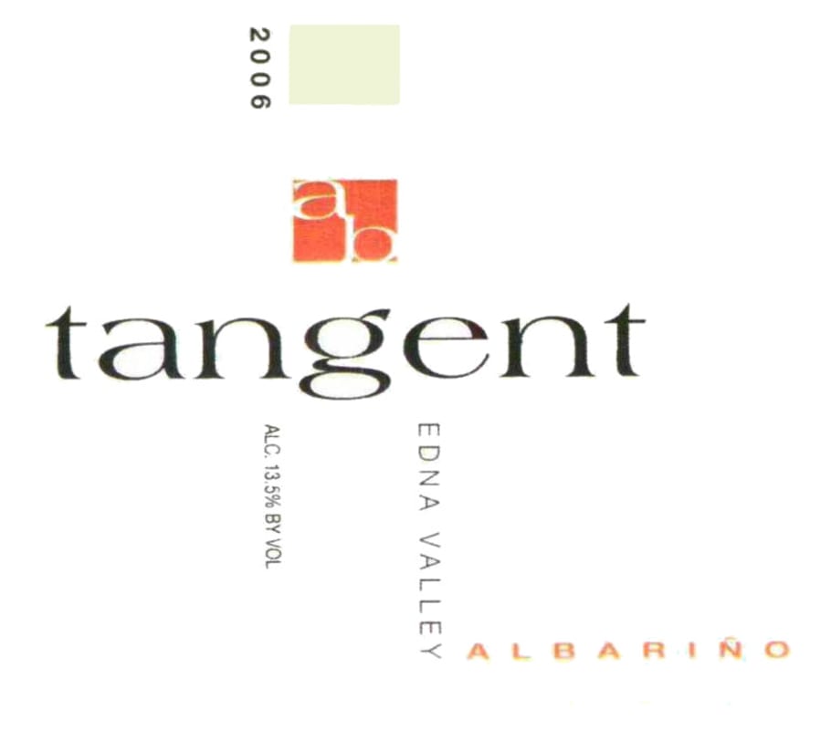 Tangent Edna Valley Albarino 2006 Front Label