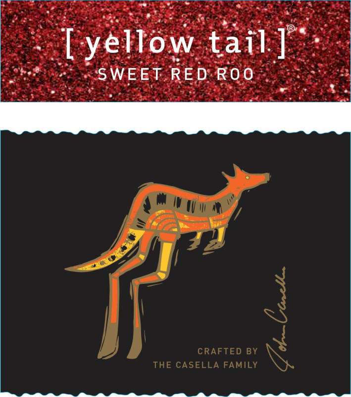 Yellow Tail Sweet Roo Red 2013 Front Label
