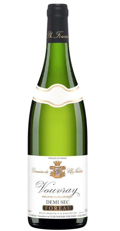 Philippe Foreau Vouvray Clos Naudin Demi-Sec 2016 Front Bottle Shot