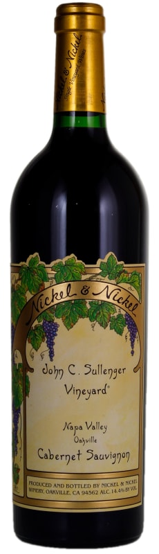 Nickel & Nickel John C. Sullenger Vineyard Cabernet Sauvignon 1999 Front Bottle Shot