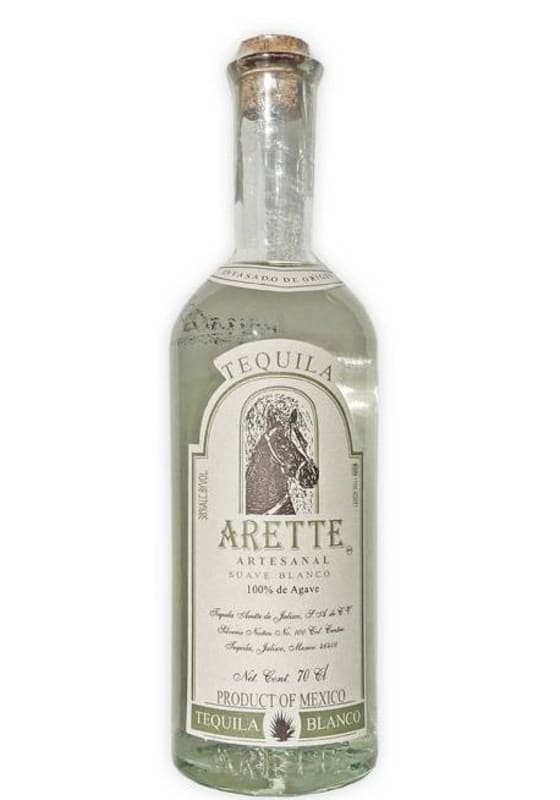 Arette Artesanal Blanco Tequila Front Bottle Shot