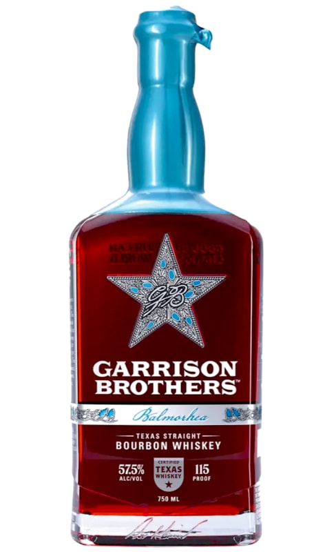 Garrison Brothers Balmorhea Straight Bourbon Whiskey Front Bottle Shot