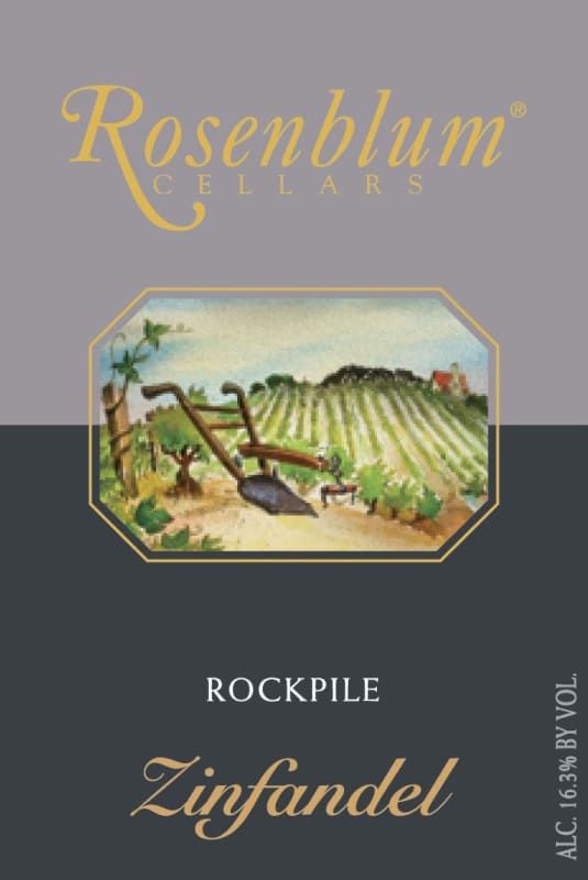 Rosenblum Cellars Rockpile Road Zinfandel 2006 Front Label