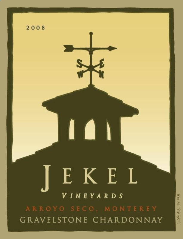 Jekel Chardonnay 2008 Front Label