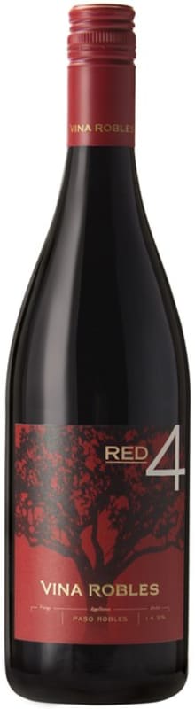 Vina Robles Red4 2015 Front Bottle Shot