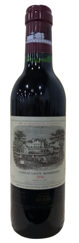 Chateau Lafite Rothschild (375ML half-bottle) 1998 Front Bottle Shot