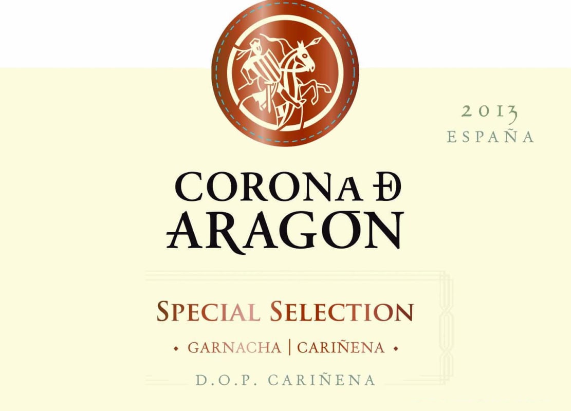Corona De Aragon Special Selection Garnacha 2013 Front Label