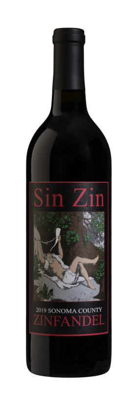 Alexander Valley Vineyards Sin Zin Zinfandel 2019 Front Bottle Shot