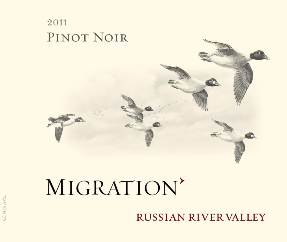 Migration Russian River Valley Pinot Noir 2011 Front Label