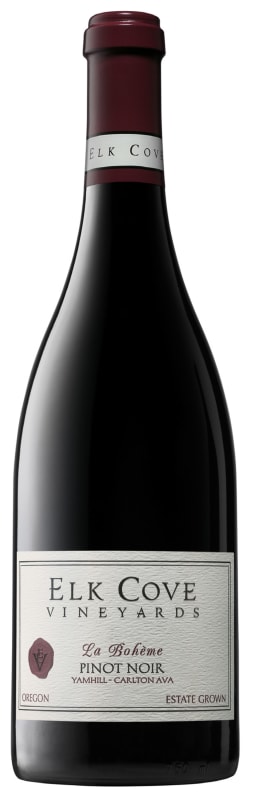 Elk Cove La Boheme Pinot Noir 2019 Front Bottle Shot