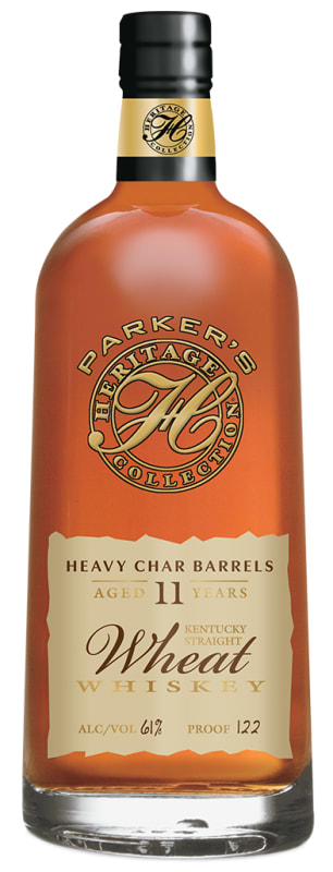 Parker's Heritage Collection 11 Year Heavy Char Kentucky Straight Wheat Whiskey Front Bottle Shot