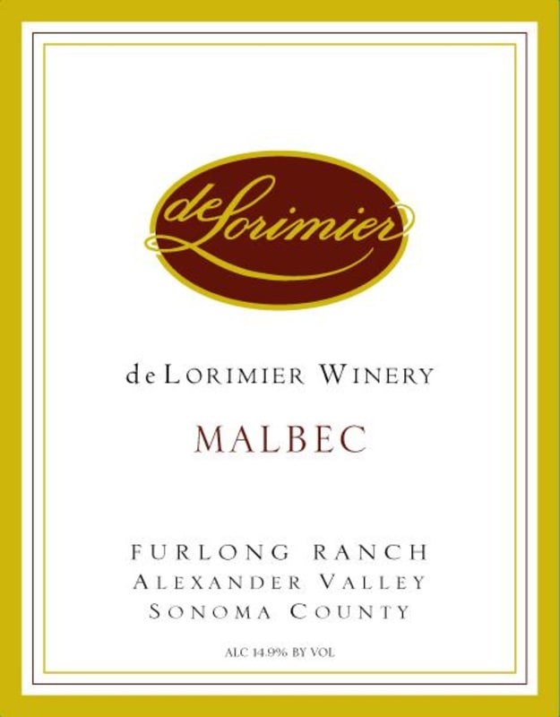 deLorimier Furlong Ranch Malbec 2013 Front Label
