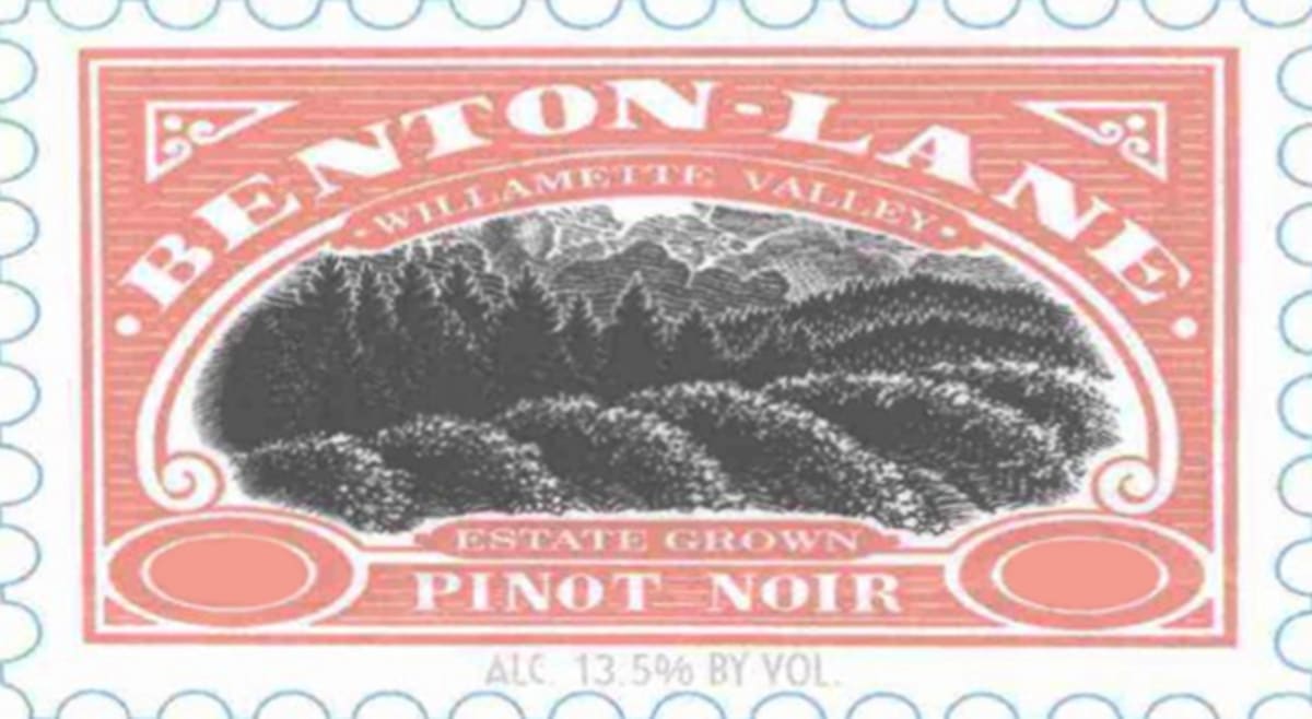 Benton Lane Estate Grown Pinot Noir 2007 Front Label