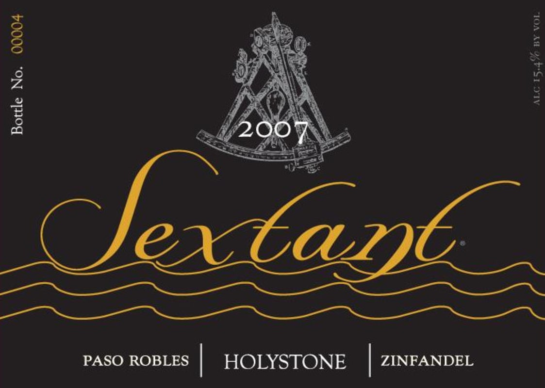 Sextant Holystone Zinfandel 2007 Front Label