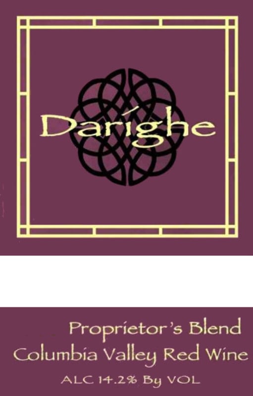 Woodhouse Family Cellars Estates Darighe Proprietors Blend 2003 Front Label
