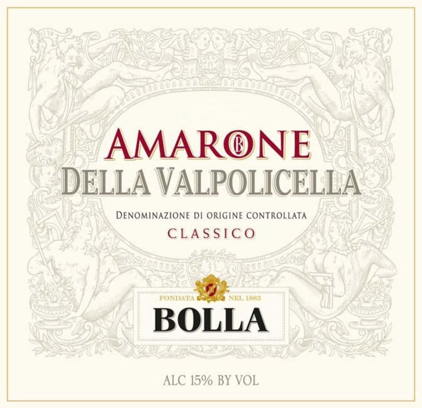 Bolla Amarone della Valpolicella Classico 2013 Front Label