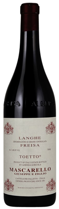 Giuseppe Mascarello Toetto Freisa 2009 Front Bottle Shot