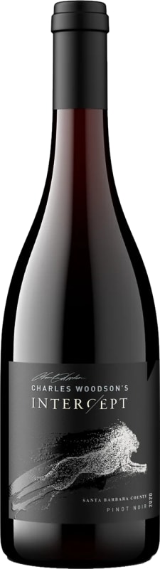 Charles Woodson's Intercept Pinot Noir 2020 Front Bottle Shot