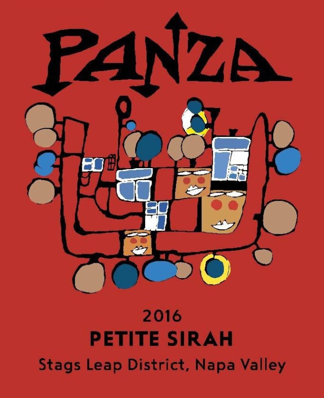 Quixote Panza Petite Sirah 2016 Front Label