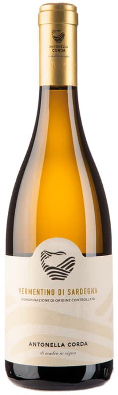 Antonella Corda Vermentino di Sardegna 2023 Front Bottle Shot