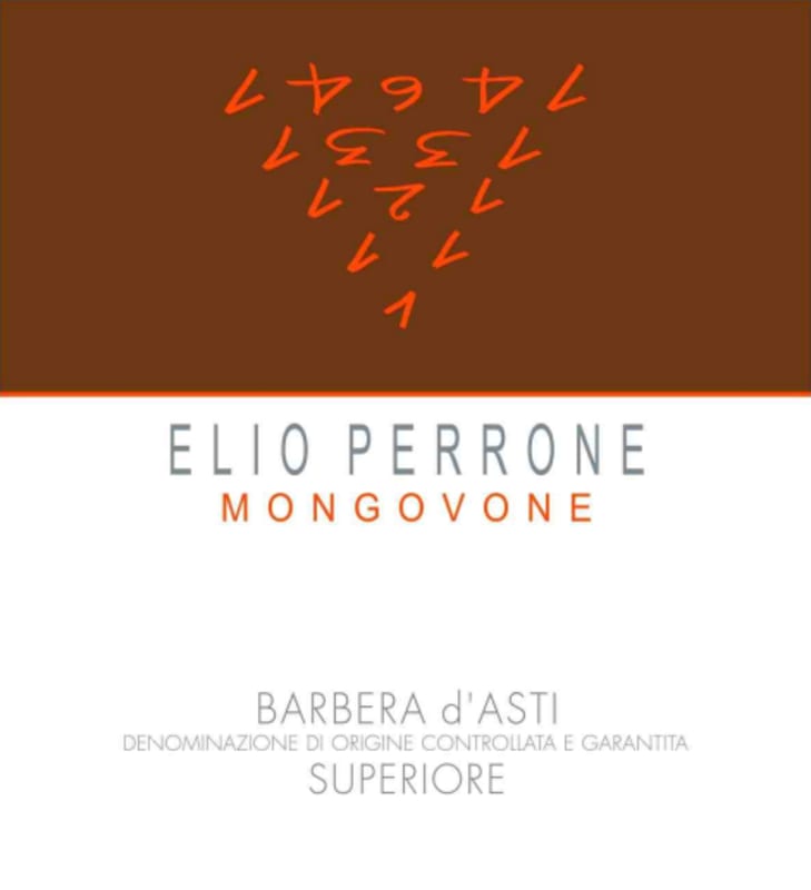 Elio Perrone Mongovone 2017 Front Label