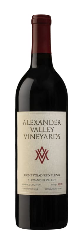 Alexander Valley Vineyards Homestead Red 2019 Front Bottle Shot