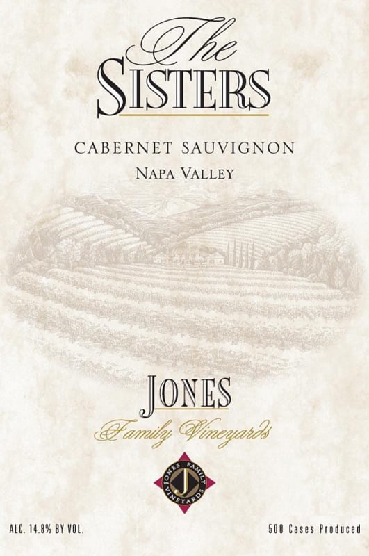 Jones Family Vineyards The Sisters 2011 Front Label