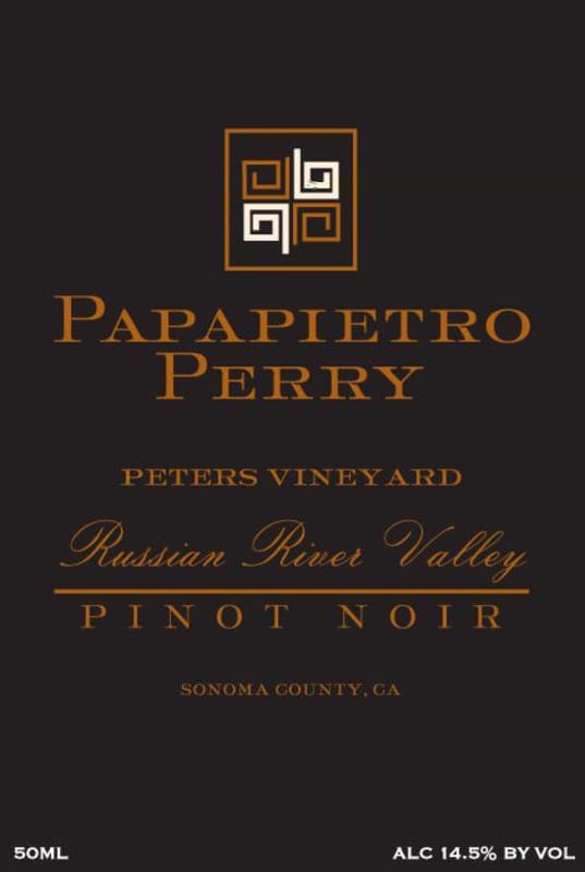 Papapietro Perry Peters Vineyard Pinot Noir 2010 Front Label