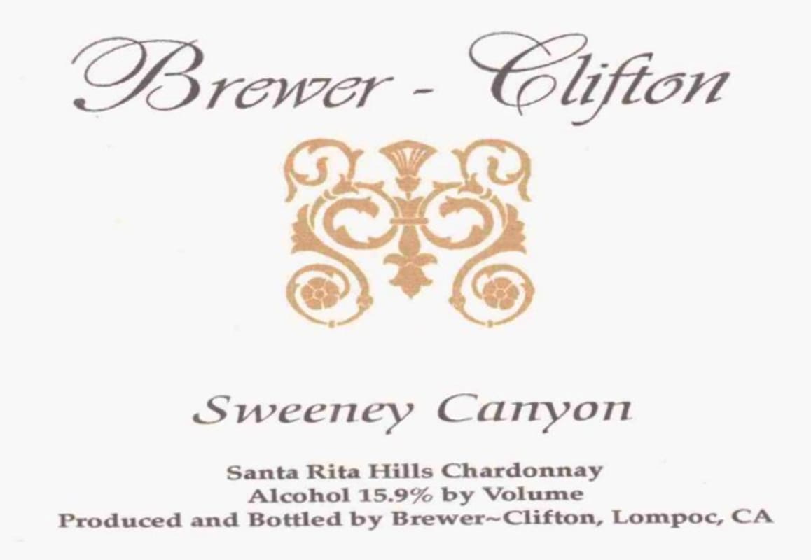 Brewer-Clifton Sweeney Canyon Chardonnay 2007 Front Label