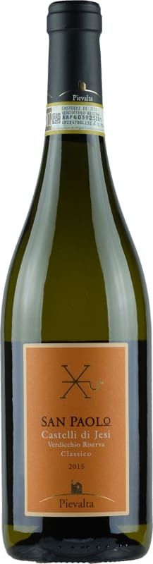 Pievalta San Paolo Castelli di Jesi Verdicchio Riserva Classico 2015 Front Bottle Shot