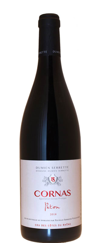 Domaine Dumien-Serrette Cornas Patou 2018 Front Bottle Shot