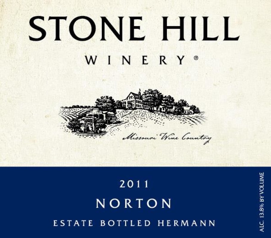 Stone Hill Winery Norton 2011 Front Label