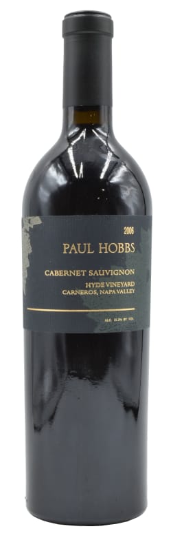 Paul Hobbs Hyde Vineyard Cabernet Sauvignon 2006 Front Bottle Shot
