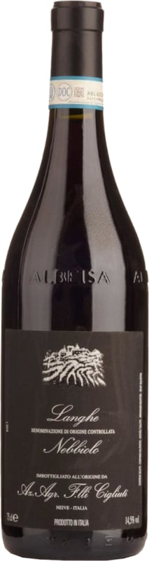 Cigliuti Langhe Nebbiolo 2021 Front Bottle Shot