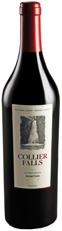 Collier Falls Hillside Estate Primitivo 2014 Front Bottle Shot