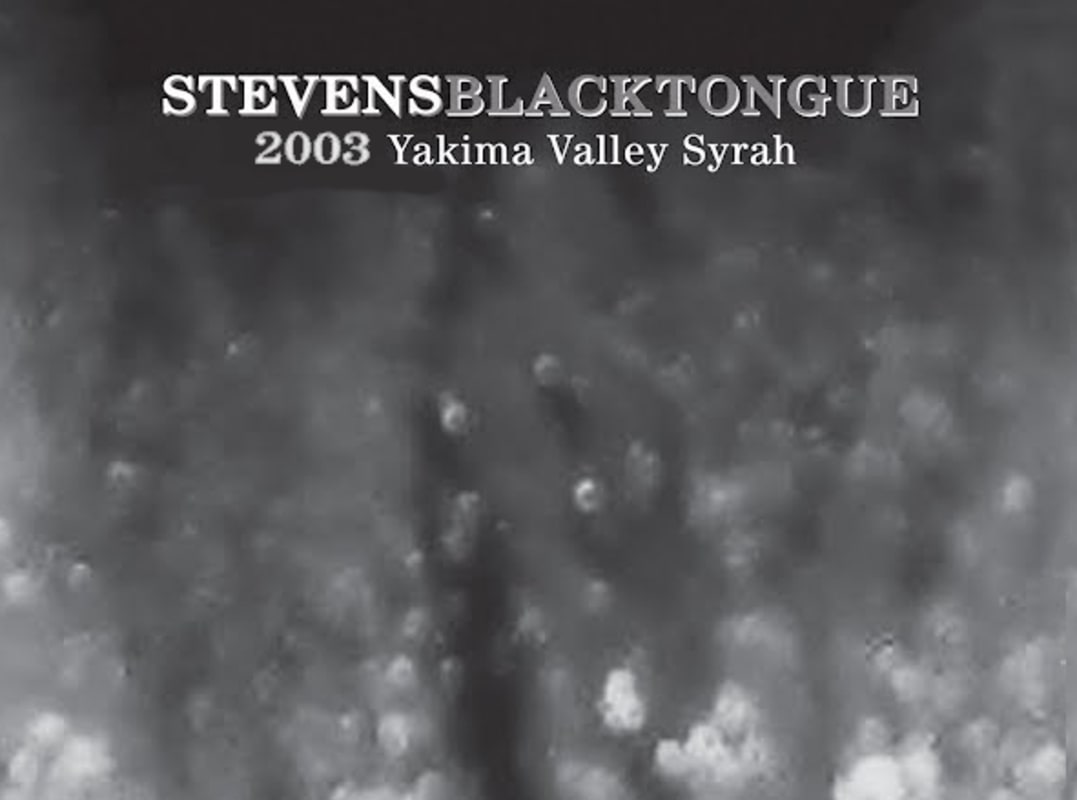 Stevens Winery Black Tongue Syrah 2003 Front Label