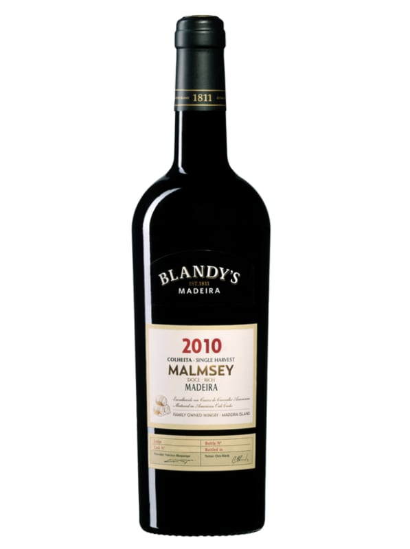 Blandy's Colheita Malmsey Single Harvest Madeira 2010 Front Bottle Shot