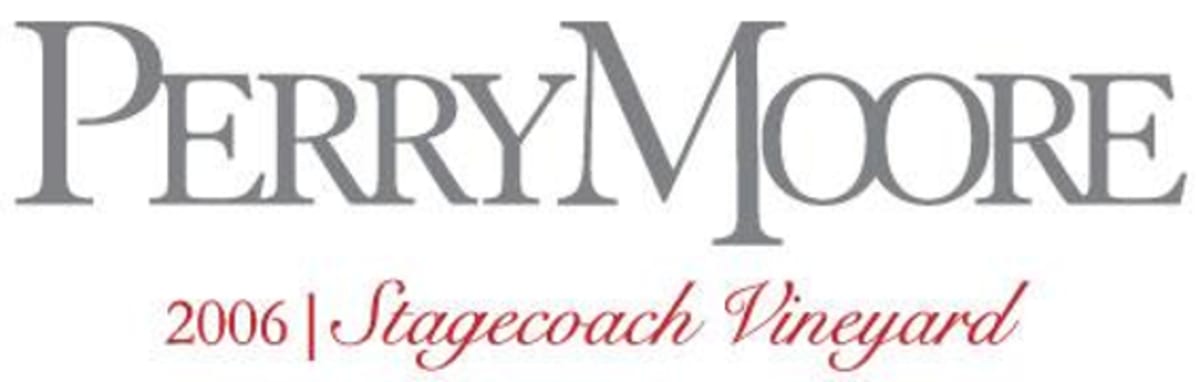 PerryMoore Wine StageCoach Vineyard Cabernet Sauvignon 2006 Front Label